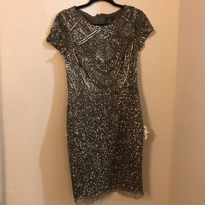 Adrianna Papell Art Deco Gatsby Dress